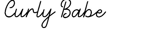 Curly Babe字体
