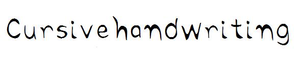 Cursivehandwriting字体