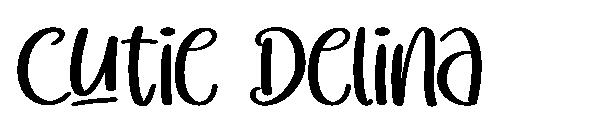 Cutie Delina字体
