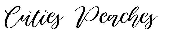 Cuties Peaches字体