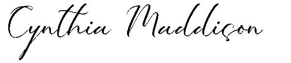 Cynthia Maddison字体