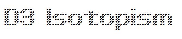 D3 Isotopism字体