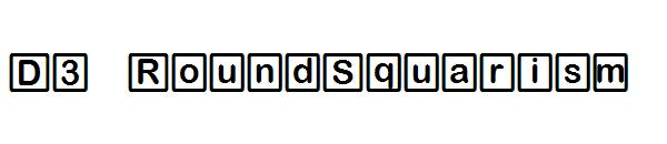D3 RoundSquarism字体