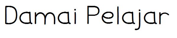 Damai Pelajar字体