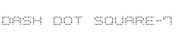Dash Dot Square-7字体