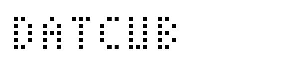 DatCub字体