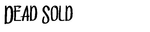 Dead Sold字体