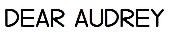 Dear Audrey字体