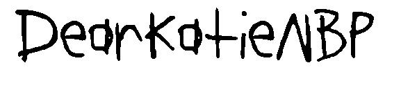 DearKatieNBP字体