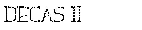 Decas II字体