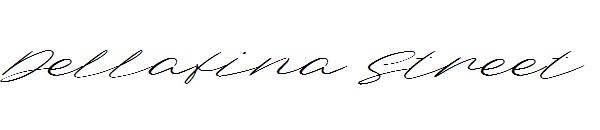 Dellafina Street字体