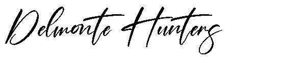 Delmonte Hunters字体