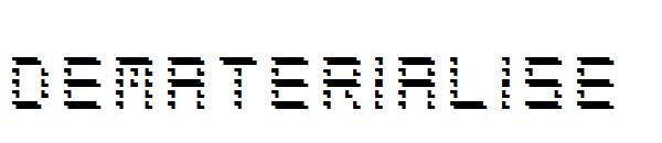 Dematerialise字体
