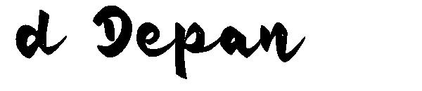 d Depan字体