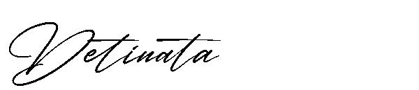 Detinata字体