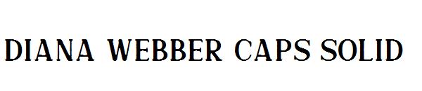Diana Webber Caps Solid字体