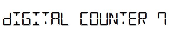 Digital Counter 7字体