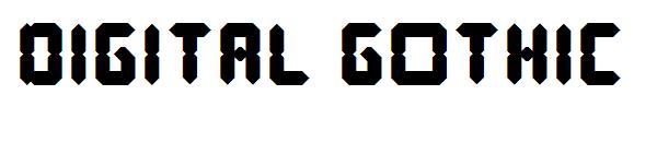DIGITAL GOTHIC字体