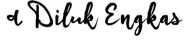 d Diluk Engkas字体
