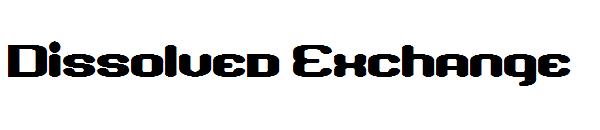 Dissolved Exchange字体