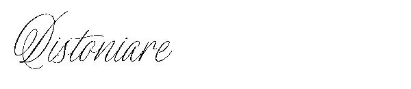Distoniare字体