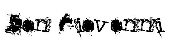 Don Giovonni字体