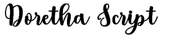 Doretha Script字体