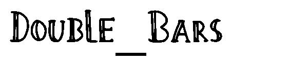 Double_Bars字体