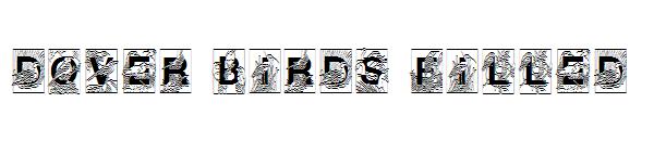 Dover Birds Filled字体