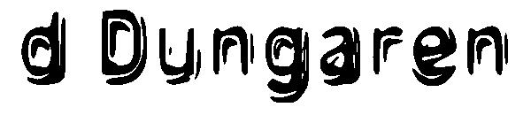 d Dungaren字体
