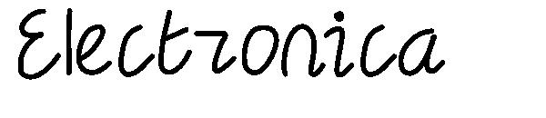 Electronica字体