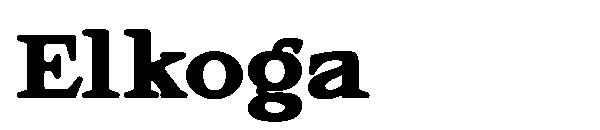 Elkoga字体