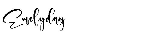 Emelyday字体