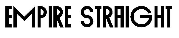 Empire Straight字体