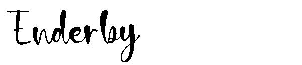 Enderby字体