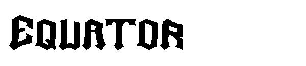 Equator字体