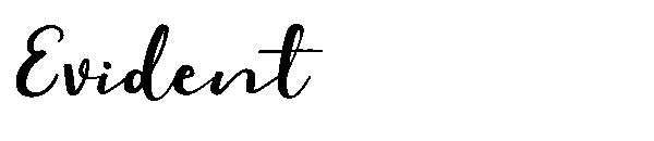 Evident字体