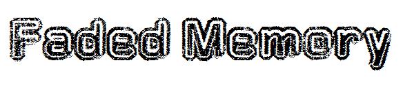 Faded Memory字体