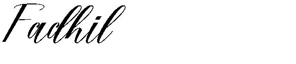 Fadhil字体