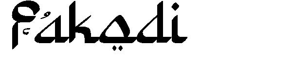 Fakodi字体