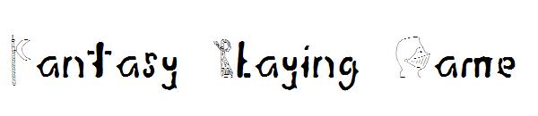 Fantasy Playing Game字体