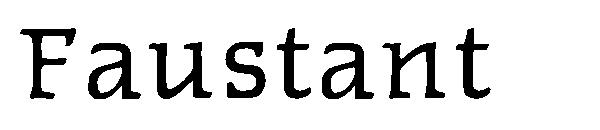 Faustant字体