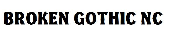 Broken Gothic NC字体