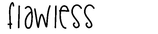Flawless字体