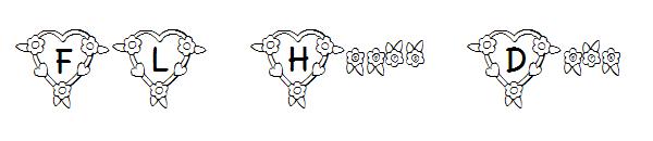 FL Heart Dark字体