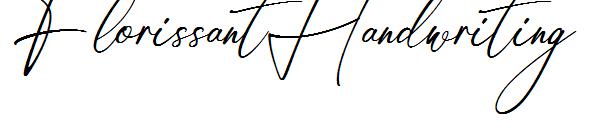 Florissant Handwriting字体