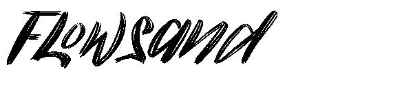 Flowsand字体