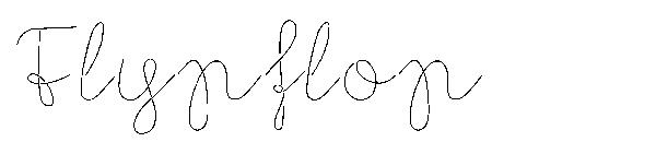 Flypflop字体