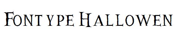 Fontype Hallowen字体