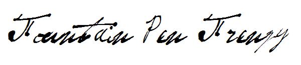 Fountain Pen Frenzy字体